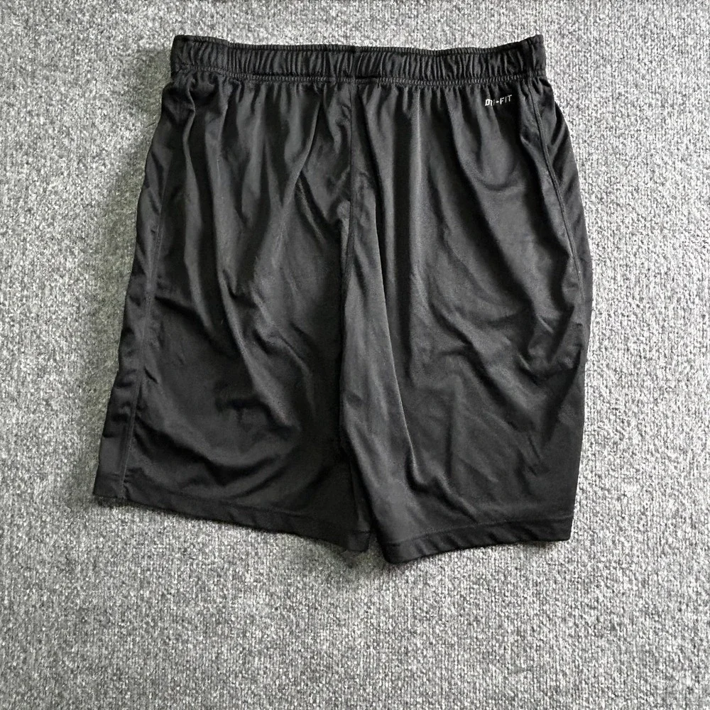 Nike Athletic Shorts Mens Size L Black Kansas City Chiefs NFL Dri-Fit Training